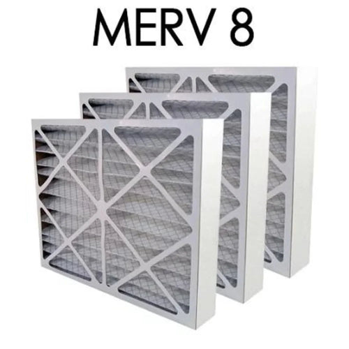 12x12x1 MERV 8 Pleated Air Filter 6PK | 11.75x11.75x.75 - Actual Size