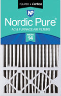 16x25x5 (4 3/8) Honeywell Gentlemen Air Filters MERV 14 Plus Carbon 1 Pack