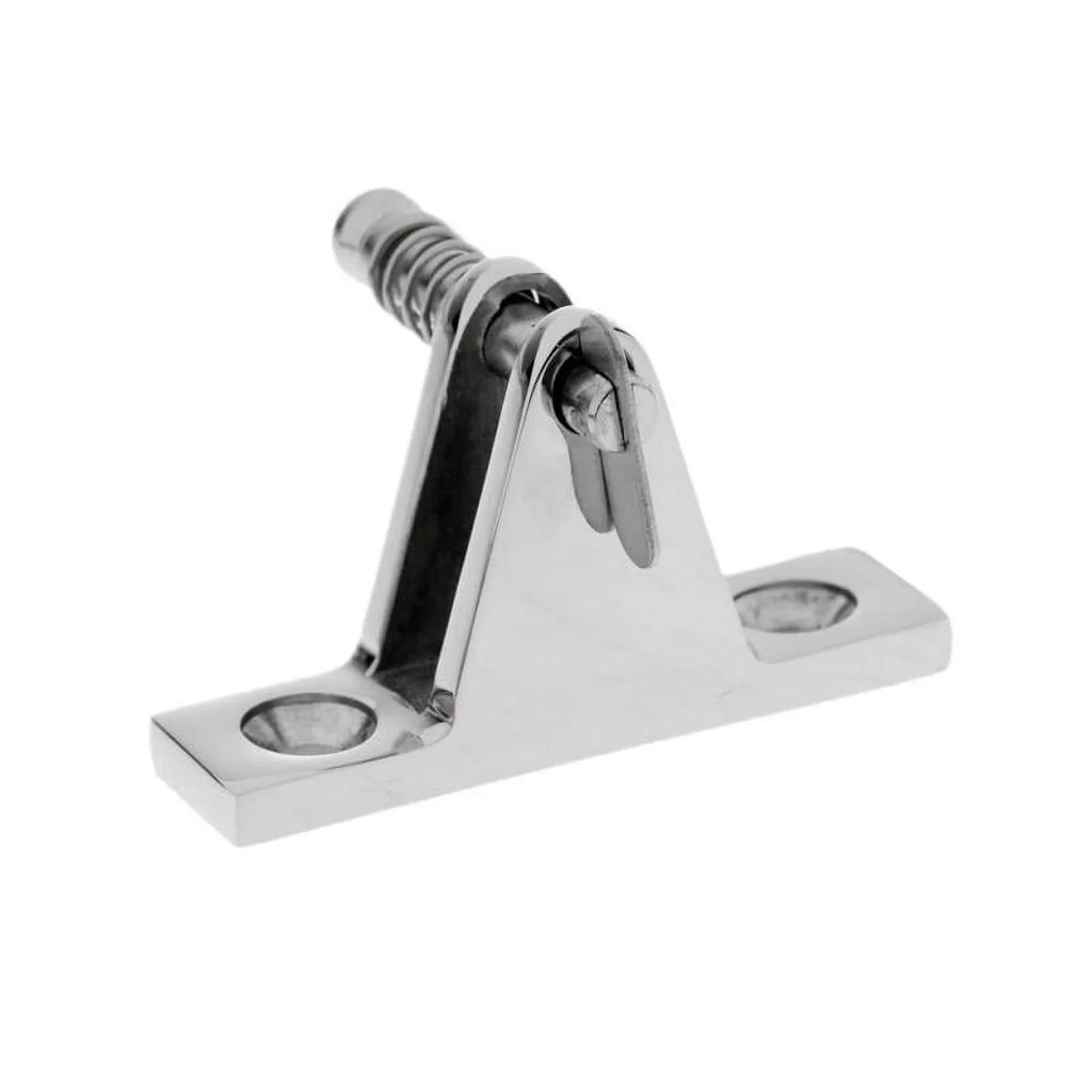 4 Pieces Heavy Duty 316 Stainless Steel Marine Boat Canopy Cover Deck Mount Bimini Top Fitting with Removable Quick Release Pin