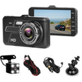 Front and Rear 1080P Dashcams for Cars iMounTEK Dual Dash Cam with 4in Touch IPS Screen Car Camera Driving Recorder for Taxi