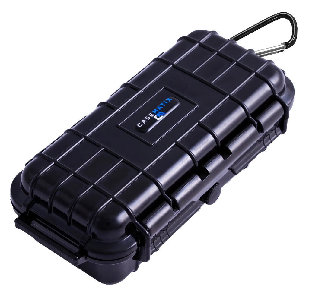 Casematix 7 Inch Waterproof 360 Action Camera Case Compatible with Ricoh Theta Z1 360 Degree Camera