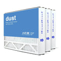 AIRx Filters 16x25x3 MERV 8 HVAC AC Furnace Air Filter Gentlemen for Air Bear Trion 255649-101, Dust 3-Pack, Made in the USA