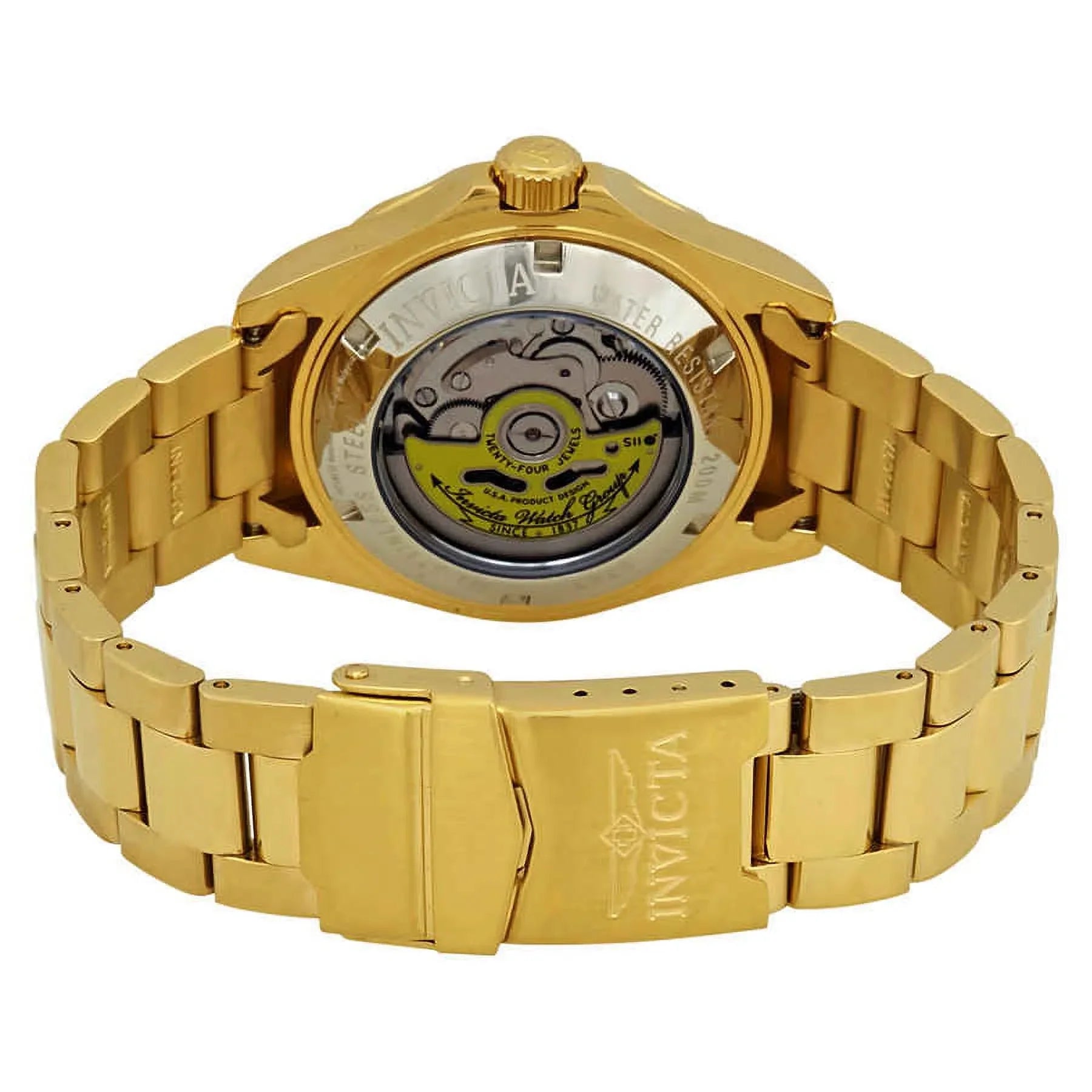 Invicta Pro Diver Automatic Champagne Interface People Watch 9743