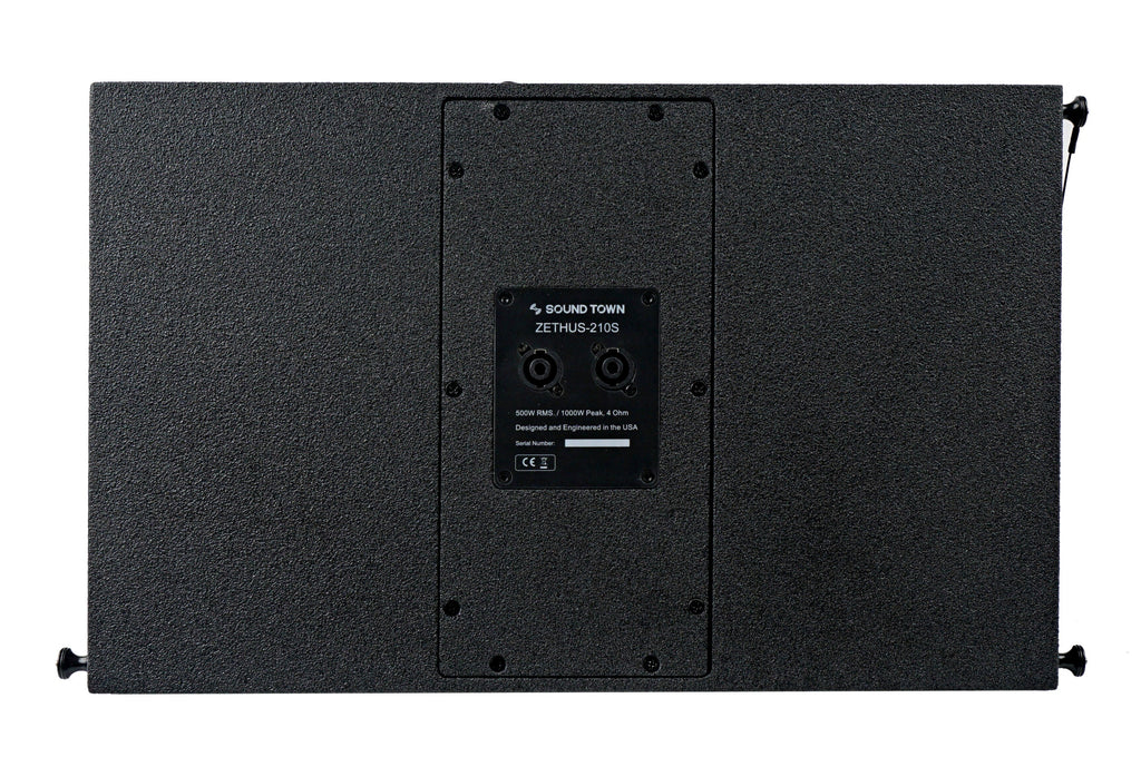 Sound Town ZETHUS Series 2X12" 1200W Line Array Subwoofer (ZETHUS-210S)