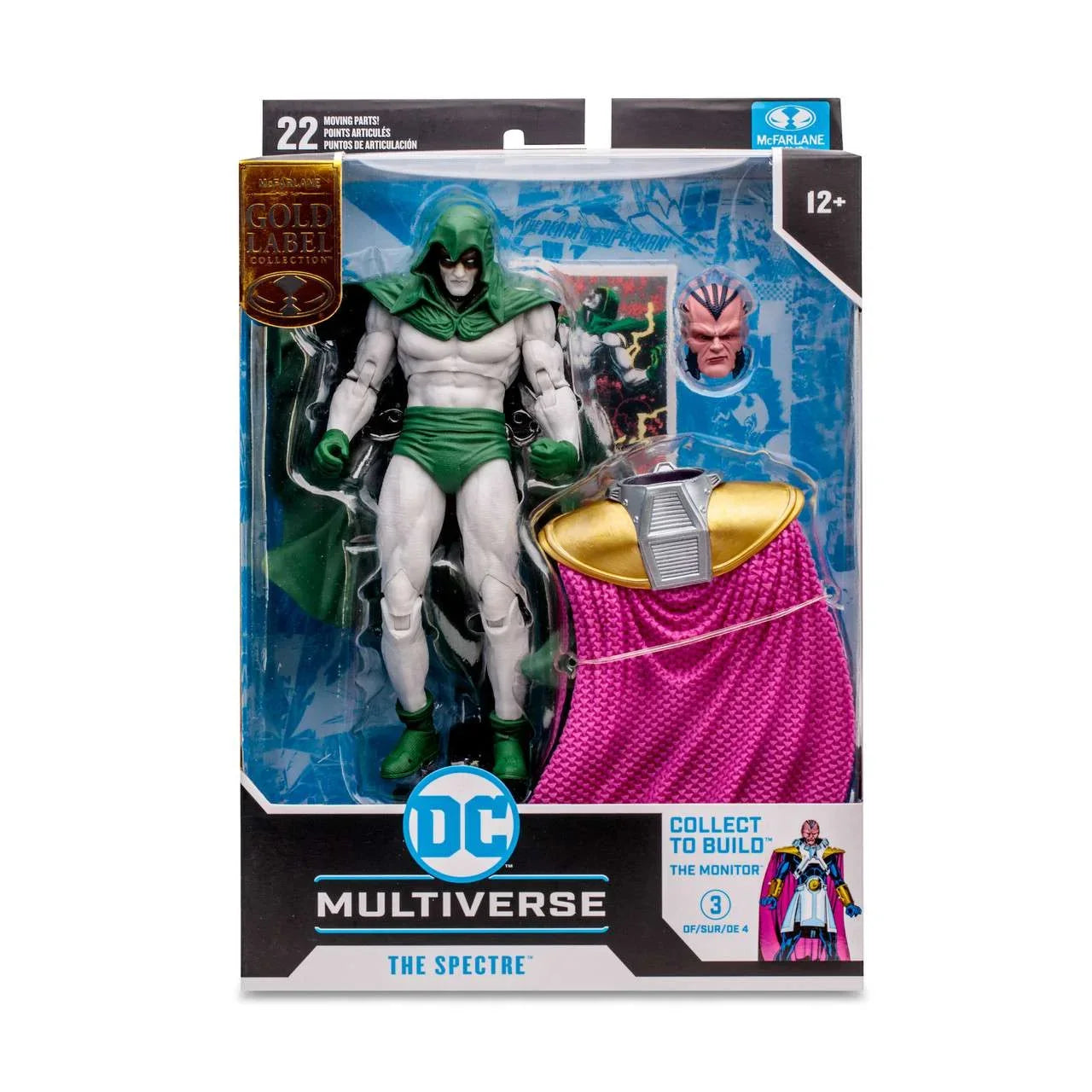 McFarlane DC Gold Label Collection Monitor Series The Spectre Action Figure (Cris On Infinite Earths)
