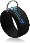 Gym Ankle Strap For Cable Machine - Exercise And Fitness Workout Strap With Neoprene Padding Gentlemen For LAT Pull Down Machine, Cable Home Gym And Resistance Bands