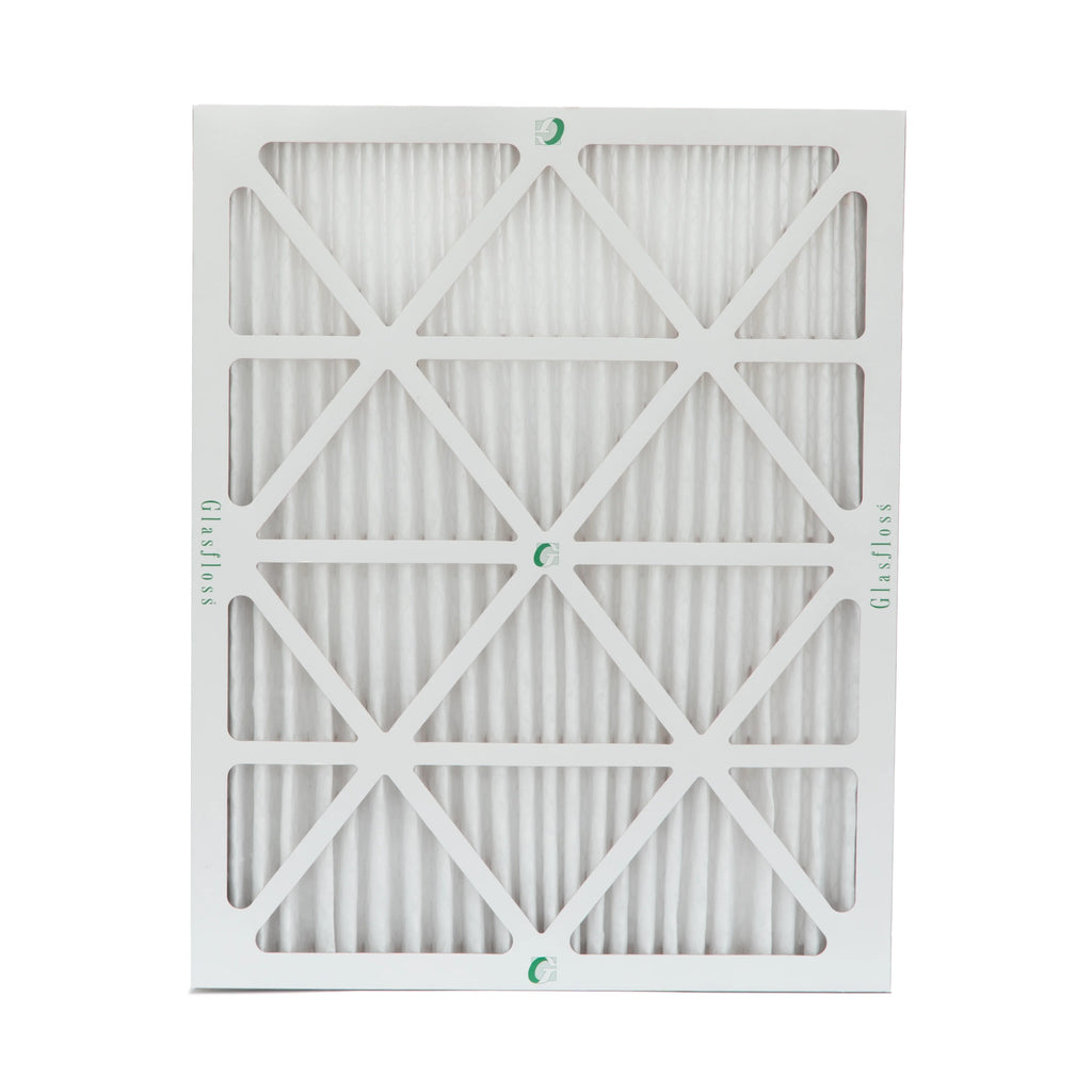 3 Pack of 20x24x2 MERV 10 Pleated 2" Inch Air Filters by Glasfloss. Actual Size: 19-3/8 x 23-3/8 x 1-3/4