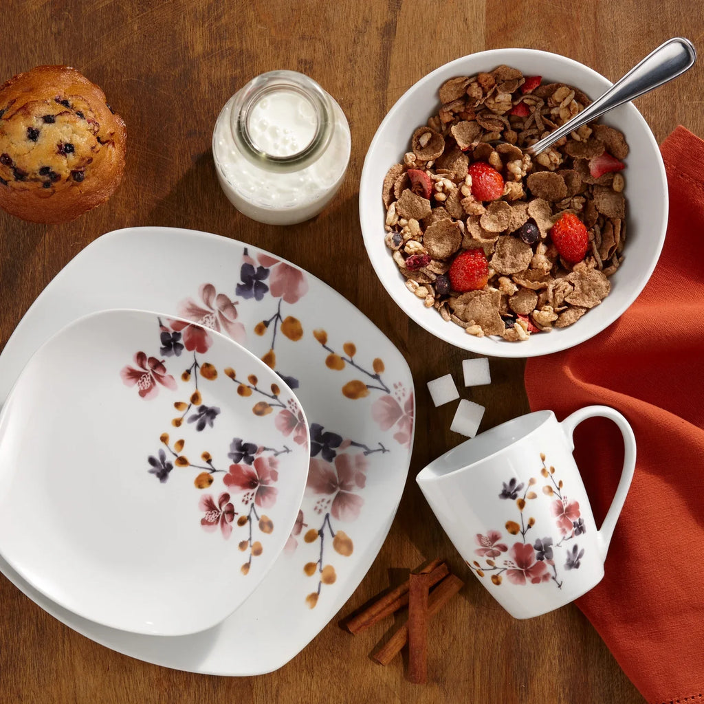 S & Co. Dinnerset 16PC Bloom