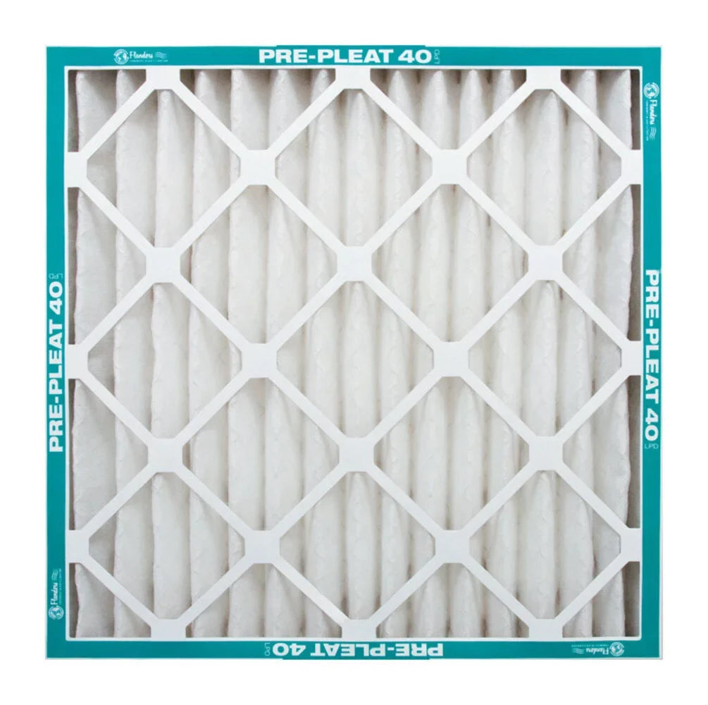 AAF Flanders 4592606 14 x 25 x 2 in. Synthetic 8 MERV Pleated Air Filter - Case of 12