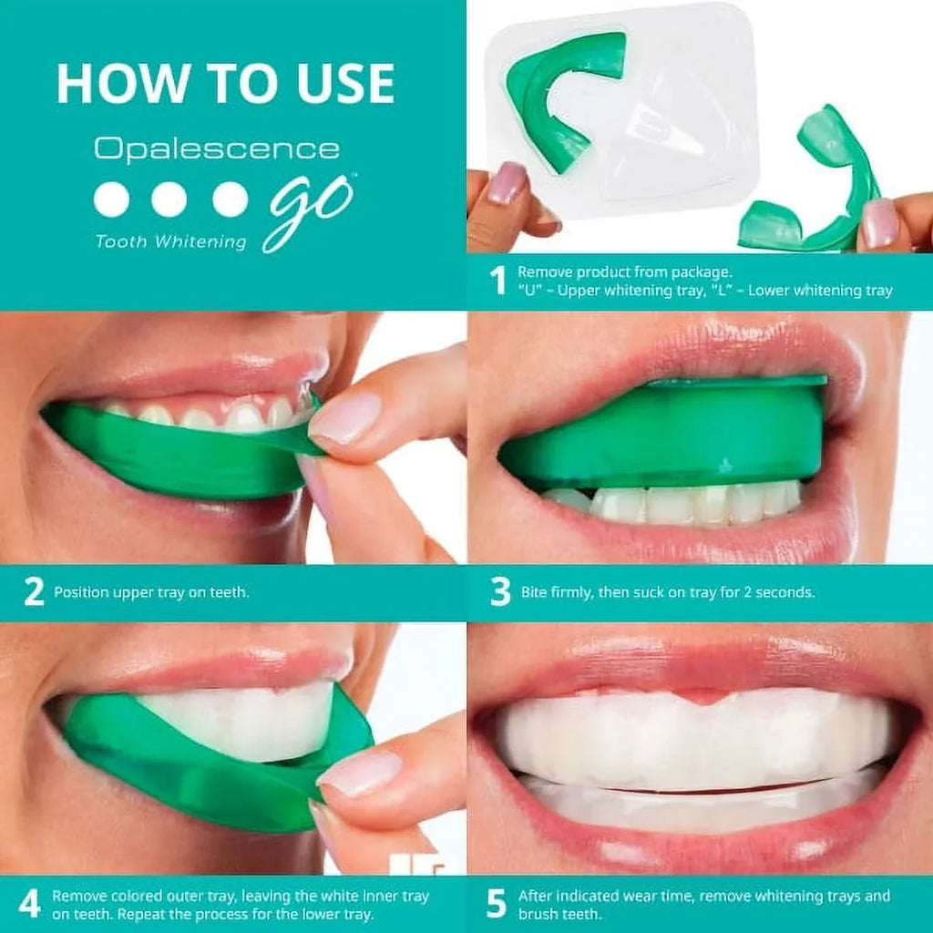 Opalescence Toothpaste And Opalescence Go 10% Mint Whitening Trays