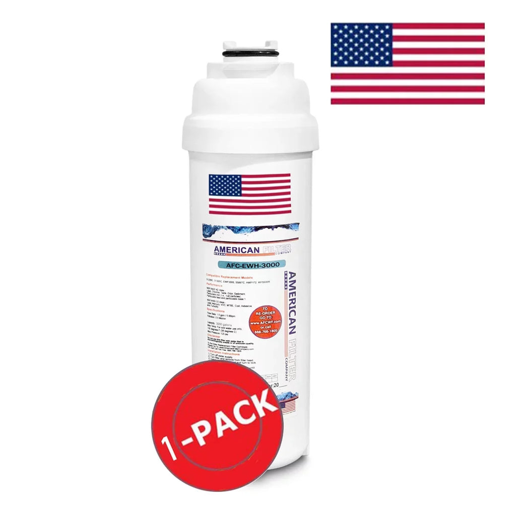 AFC Brand , Water Filter , Model # AFC-EWH-3000 , Compatible with HTHB-HACG8BLPV-NF - 1 Filters - Made in U.S.A.
