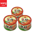 Korean Canned Kimchi, Original Authentic Tasteful Can Napa Cabbage Kim Chi Individuals Vegan Gluten Free [No Preservatives] - 5.64 oz (3 Cans)