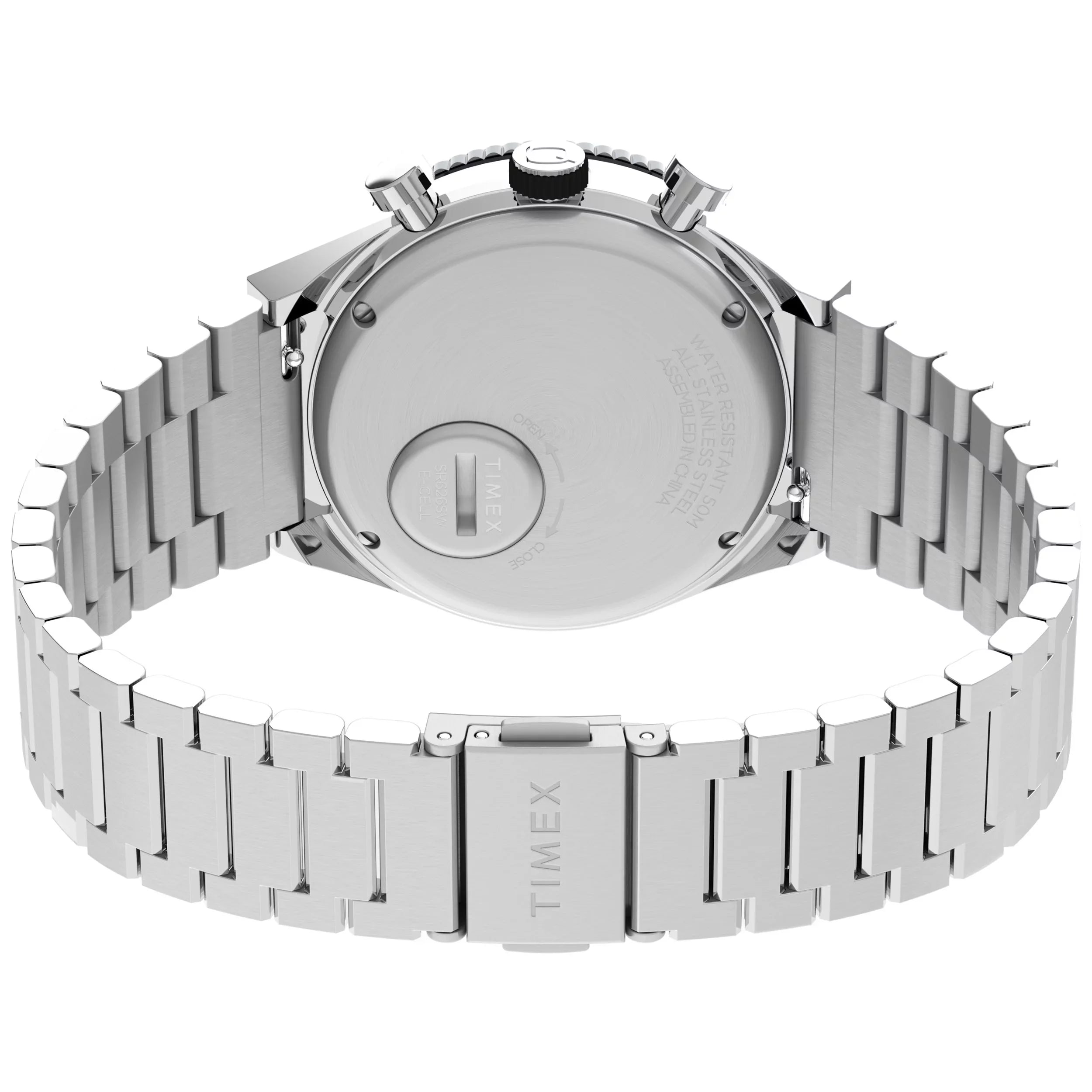People Timex Q Three Time Zone Chronograph 40mm Watch TW2V69800