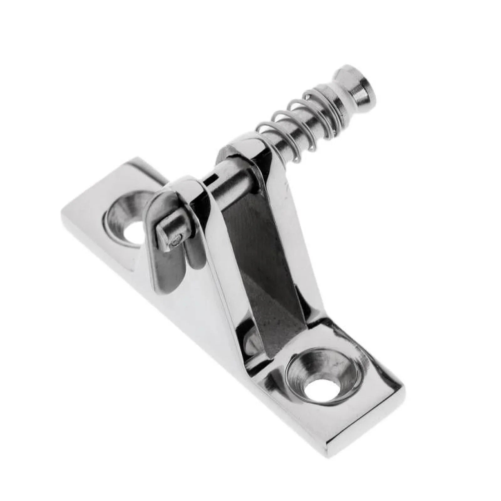 4 Pieces Heavy Duty 316 Stainless Steel Marine Boat Canopy Cover Deck Mount Bimini Top Fitting with Removable Quick Release Pin