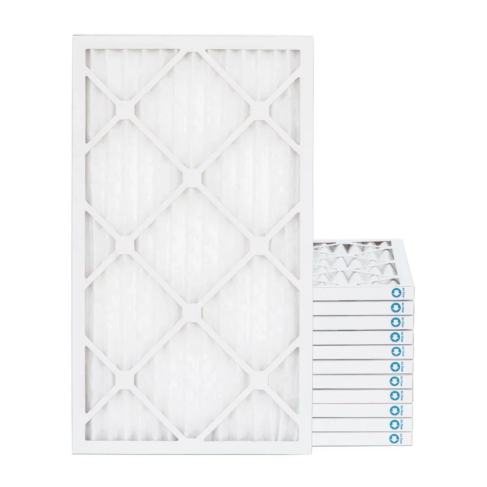 15x25x1 MERV 11, MPR 1000 Pleated AC Furnace 1" Air Filters by Pamlico. Case of 12. Actual Size: 14-1/2 x 24-1/2 x 3/4