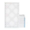 15x25x1 MERV 11, MPR 1000 Pleated AC Furnace 1" Air Filters by Pamlico. Case of 12. Actual Size: 14-1/2 x 24-1/2 x 3/4