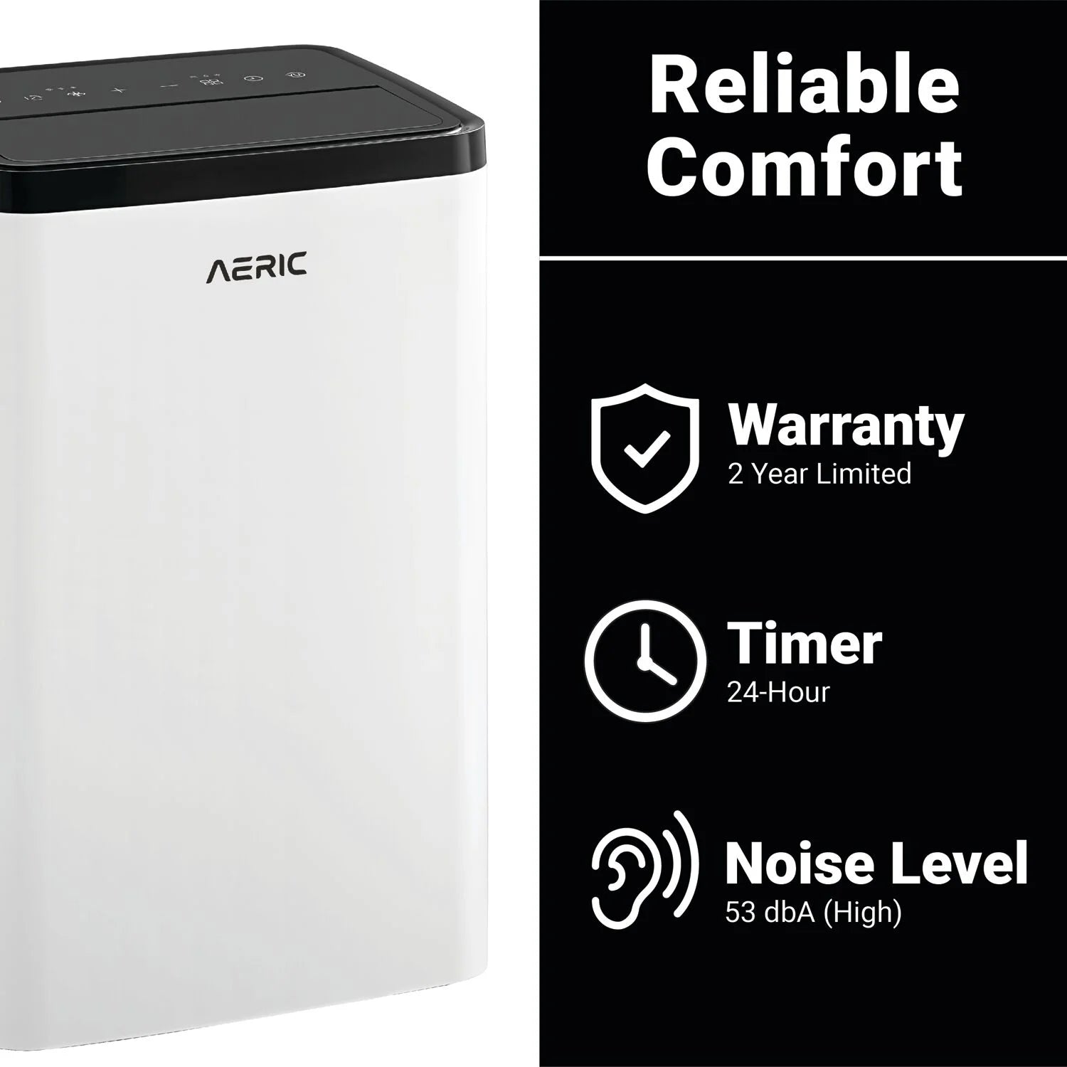 Aeric 10,000 BTU SACC (14,000 BTU ASHRAE) Portable Air Conditioner