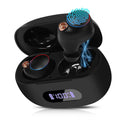 UrbanX True Wireless Bluetooth Earbuds + Charging Case, Midnight Dual Connect, IPX5 Water Resistance, Bluetooth 5.2 Connection, Balanced, Bass Boost Compatible with OnePlus Ace 2