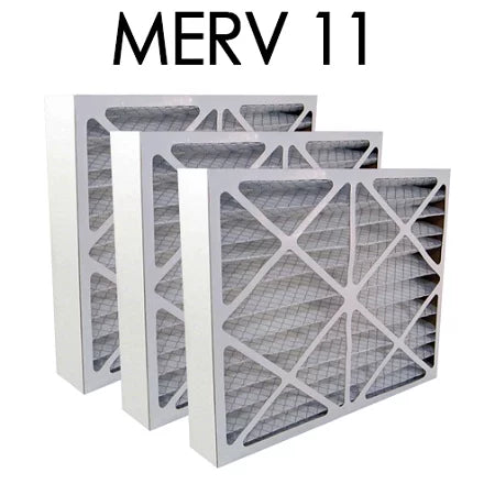 20x24x4 MERV 11 Pleated Air Filter 3PK | 19.375x23.375x3.625 - Actual Size