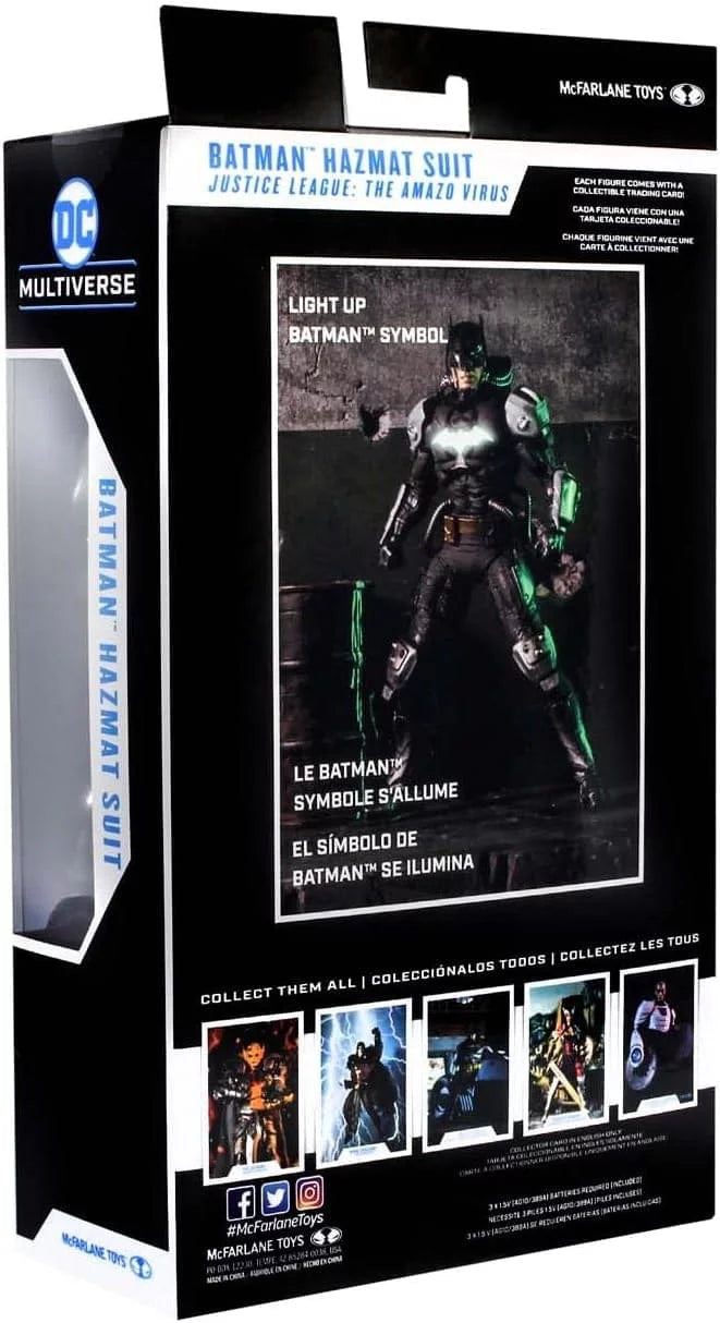 DC Multiverse Comic Series 7 Inch Action Figure Exclusive - Batman Hazmat Suit Gold Label