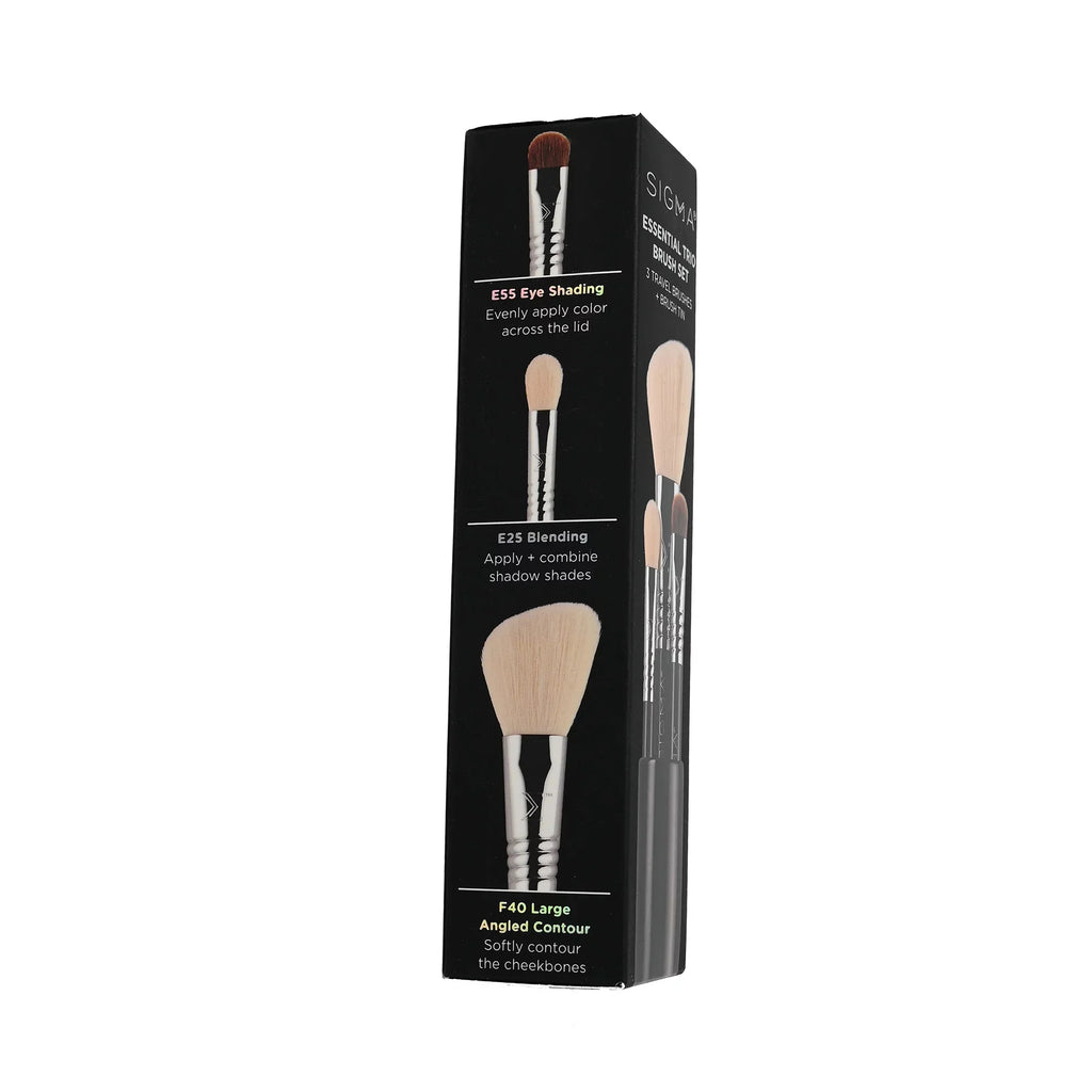 Sigma Beauty ETBS01 - Essential Trio Brush Set - Dark