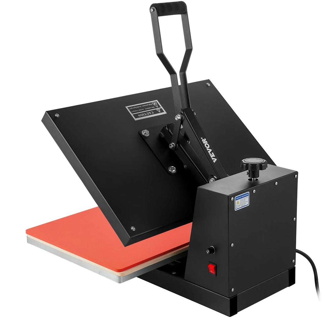 VEVOR 16x24 Heat Press Machine 1700W Power, Industrial Sublimation Printer for TShirt and Heat Transfer Vinyl, Easy to Use Digital Heat Press Ebony