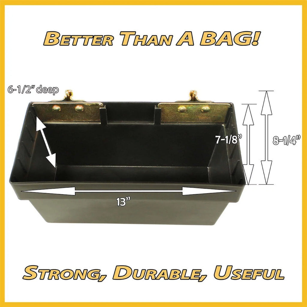 DC Cargo E-Track Basket | Trailer Organizing Storage Pail | 13" x 7-1/8" x