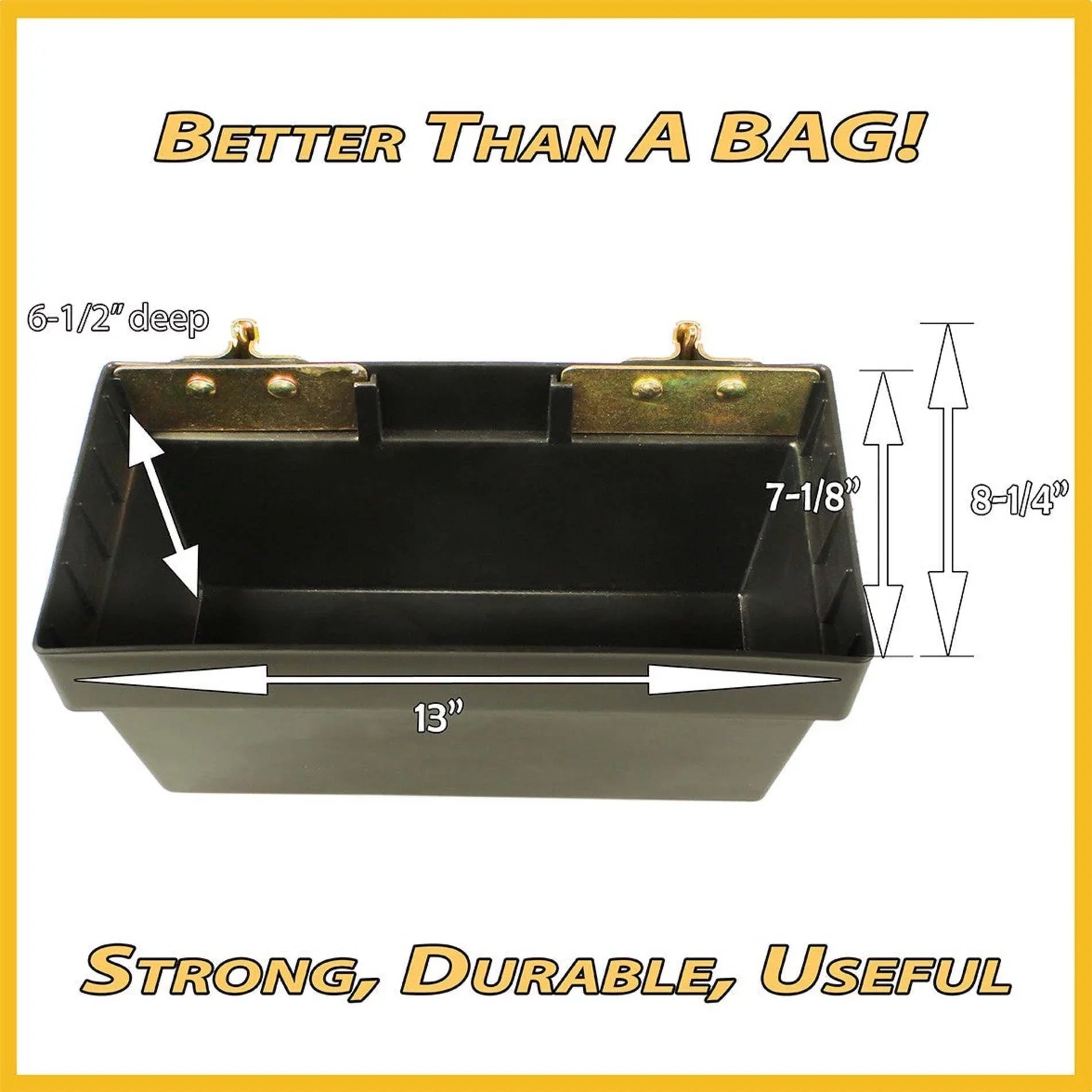 DC Cargo E-Track Basket | Trailer Organizing Storage Pail | 13" x 7-1/8" x