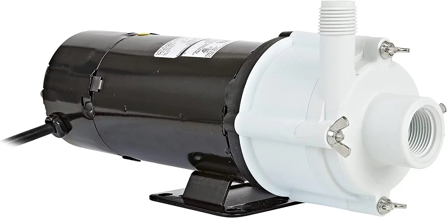 Little Giant 3-MDQX-SC 115-Volt, 1/15 HP, 1000 GPH, Magnetic Drive Aquarium Pump, 6-Ft. Cord, Dark 581507