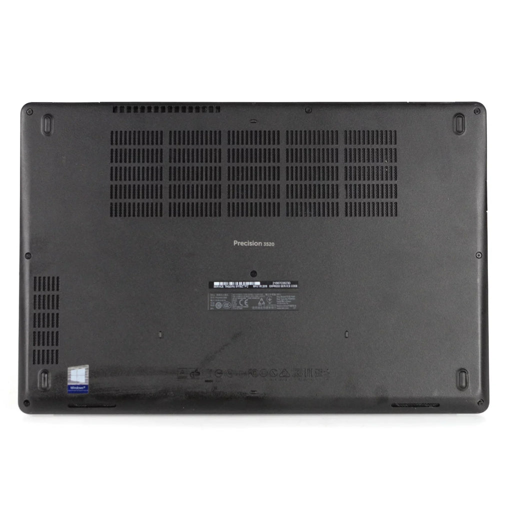 Used Dell Precision 3520 15.6" Laptop Core i7 8GB 256GB SSD M.2 Integrated Graphics Win 10 Home B v.WCA