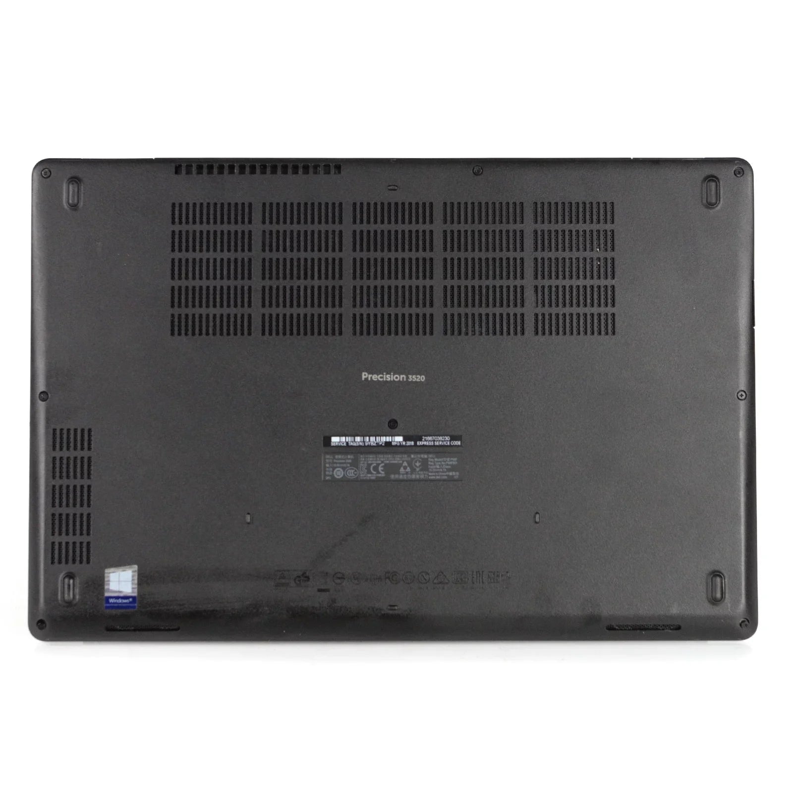 Used Dell Precision 3520 15.6" Laptop Core i7 8GB 256GB SSD M.2 Integrated Graphics Win 10 Home B v.WCA