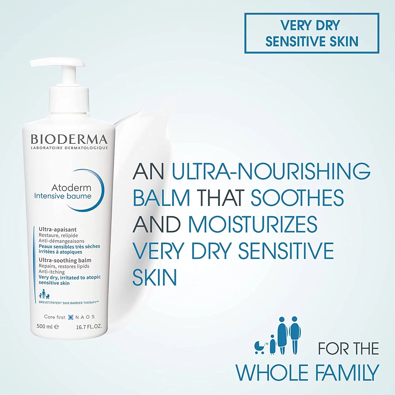 Bioderma Atoderm ,Intensive Balm ,Face and Body Moisturizing