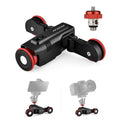 Andoer Video Dolly,3-wheels Motorized Slider Auto Dolly 3-wheels App Time-lapse Line Mobile App Time-lapse Dolly Car Mobile Video Auto Dolly Motorized Slider Dolly Wireless Car Mobile App L5i