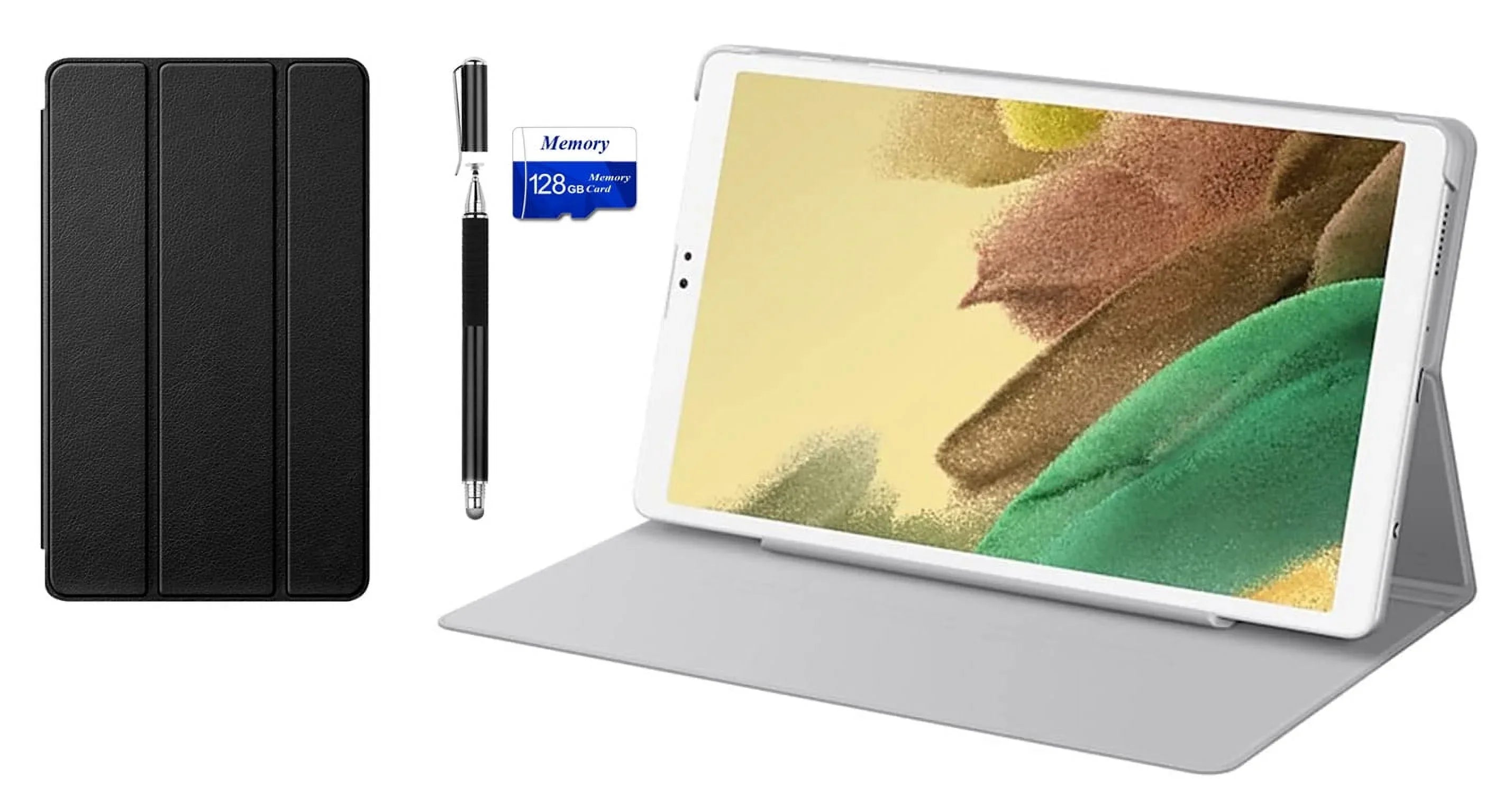 Galaxy Tab A7 Lite 8.7" (32GB, 3GB) Wi-Fi Tablet, Octa-Core Mediatek MT8768T Processor, Silver + Mazepoly Accessories