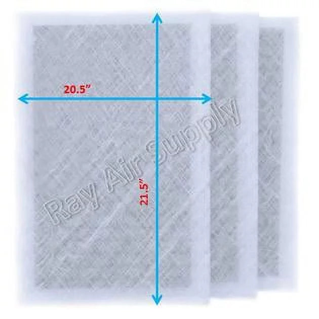 Dynamic Air Cleaner People Filter Pads 22x24 Refills (3 Pack)