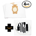 8 Gentlemen Kirby Kirby Edge II Vacuum Bags with 7-Piece Kit - Compatible Kirby 204811, Universal Vacuum Bags. Fits Style F, G and Sentria Models. (4-Pack, 2 Bags Per Pack)