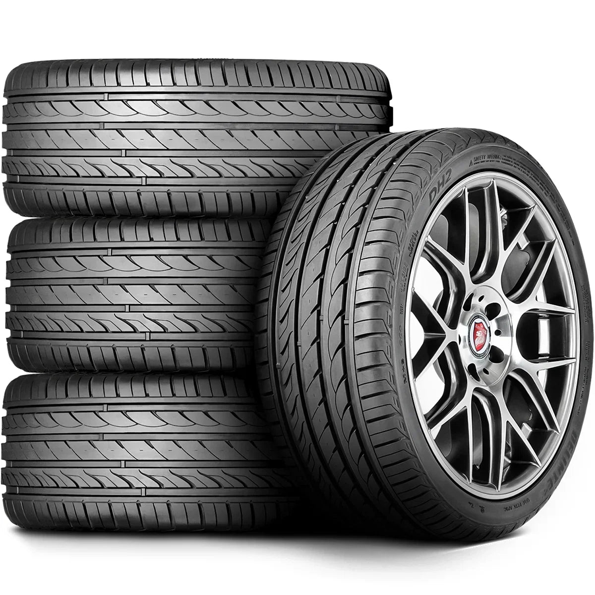 Delinte DH2 255/40R19 101Y XL A/S High Performance All Season Tire Fits: 2014 Ford Mustang GT, 2015-23 Ford Mustang EcoBoost Premium