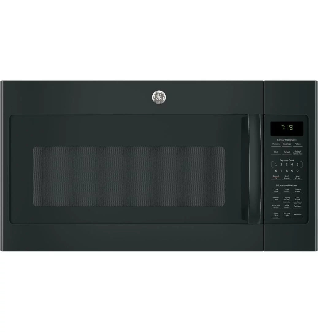 General Electric GE Over-the-Range Microwave Oven 1.9 cu. ft. Four-speed 400-CFM, Midnight