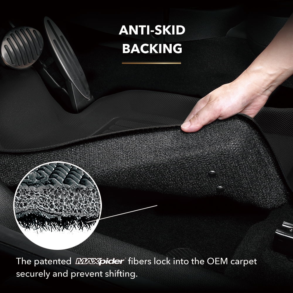 3D MAXpider KAGU Floor Mat Dark compatible with CHRYSLER PACIFICA HYBRID LIMITED 2021-2024 - Full Set