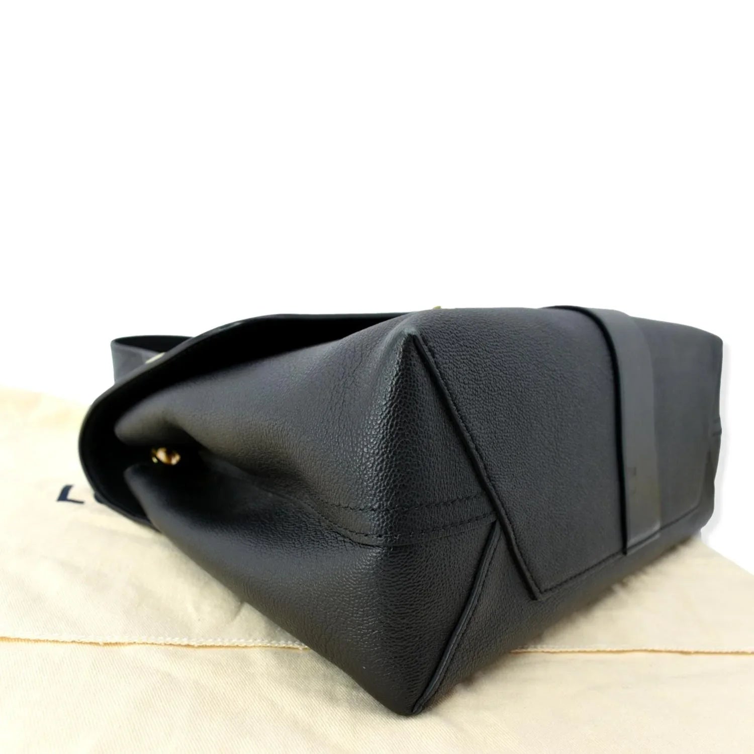 Pre-owned LOUIS VUITTON Very One Handle Monogram Leather Shoulder Bag Dark