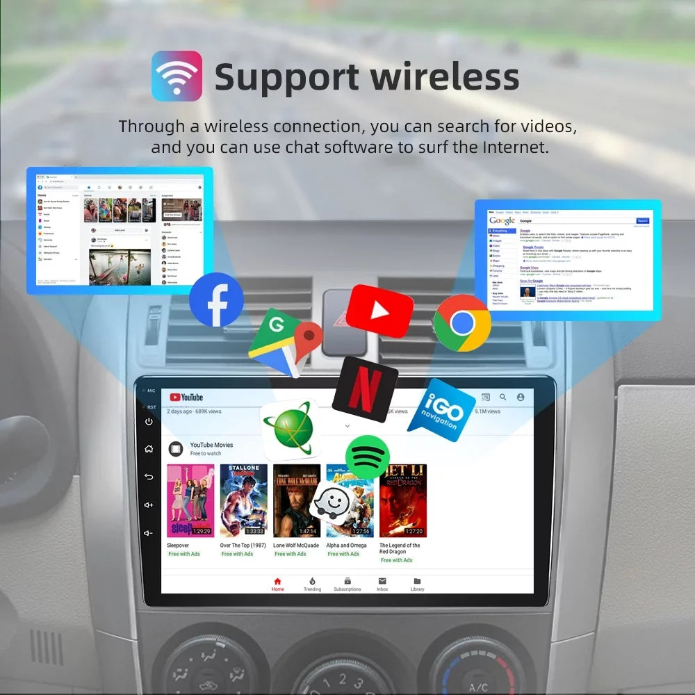 JMANCE 9 inch CarPlay & Android Auto Car Stereo Receiver, Car Radio Compatible with 2010-2013 Mazda 3 with backup camera