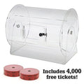 Midway Monsters Heavy Duty Acrylic Raffle Lottery Ticket Drum, Medium
