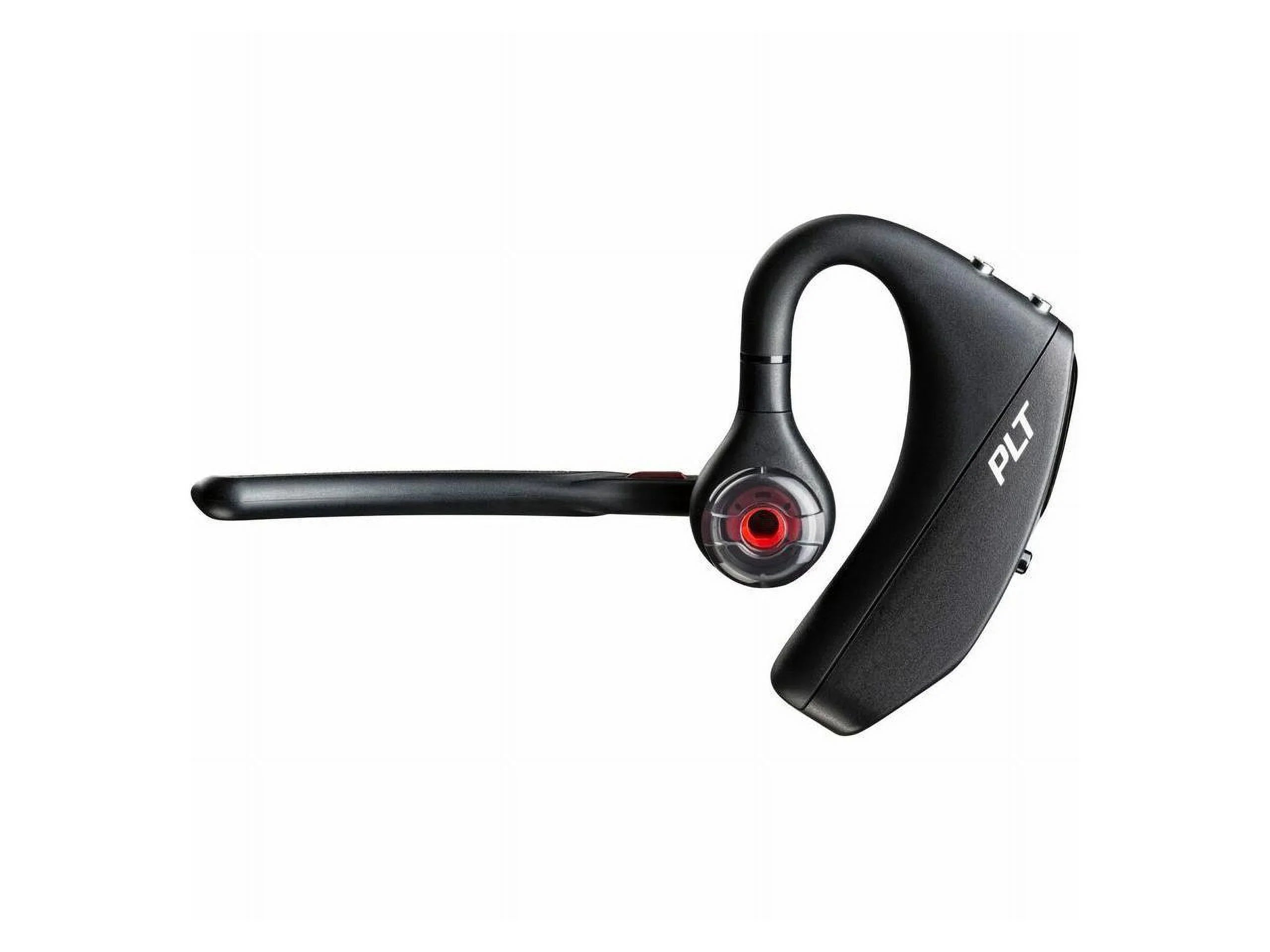 Poly Voyager 5200 USB-A UC Headset - Google Assistant, Siri - Mono - USB Type A, Micro USB - Wireless - Bluetooth - 98.4 ft - 32 Ohm - 100 Hz - 20 kHz - Over-the-ear, Earbud - Monaural - In-ear - O...