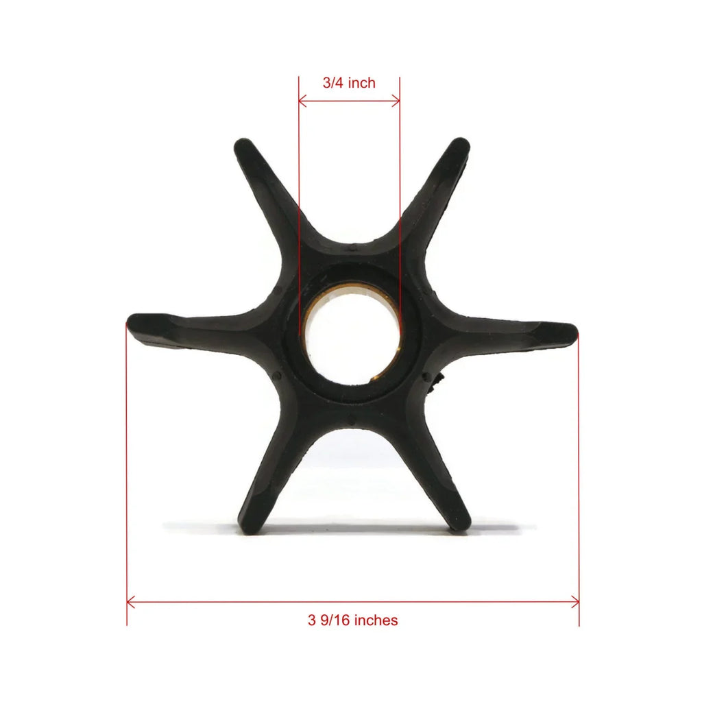 The ROP Shop | Water Pump Impeller, Housing Kit For 1993 Evinrude 65 HP E65WMLETD Outboard Boat