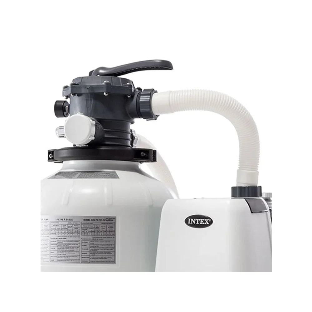 Intex Above Ground Pool Sand Filter Pump Bundled w/ Intex Automatic Skimmer