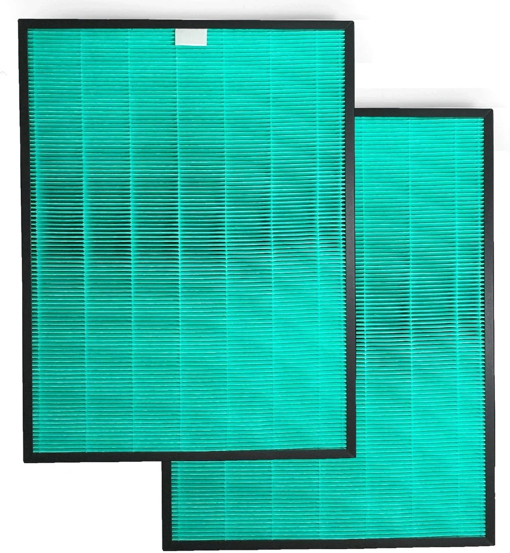 Nispira Max2 230 240 2-in-1 Green True HEPA Activated Carbon Filter Gentlemen for Coway Airmega 230 240 Air Purifier | Removes Smoke, VOCs, Odor | 3 Packs