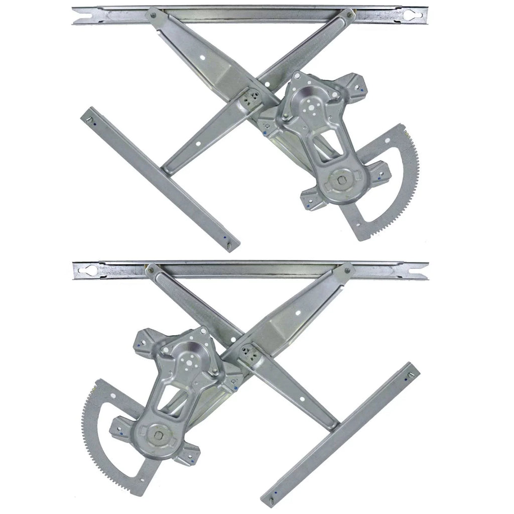 TRQ Front Door Power Window Regulator Pair Set for F250 F350 F450 F550 Excursion WRA50867 Fits select: 1999-2012 FORD F250, 1999-2012 FORD F350