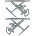 TRQ Front Door Power Window Regulator Pair Set for F250 F350 F450 F550 Excursion WRA50867 Fits select: 1999-2012 FORD F250, 1999-2012 FORD F350
