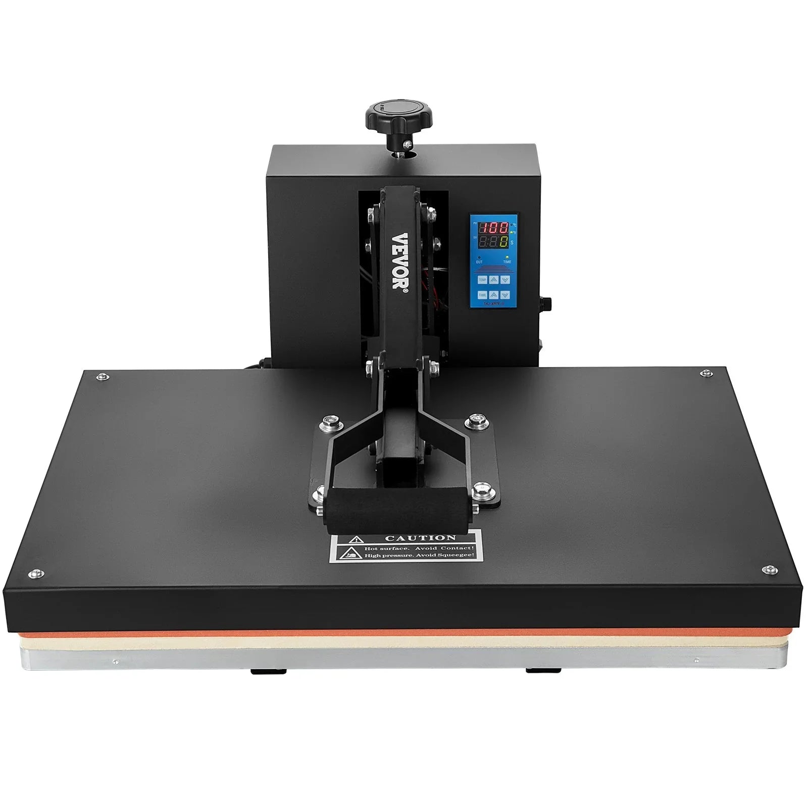 VEVOR 16x24 Heat Press Machine 1700W Power, Industrial Sublimation Printer for TShirt and Heat Transfer Vinyl, Easy to Use Digital Heat Press Ebony