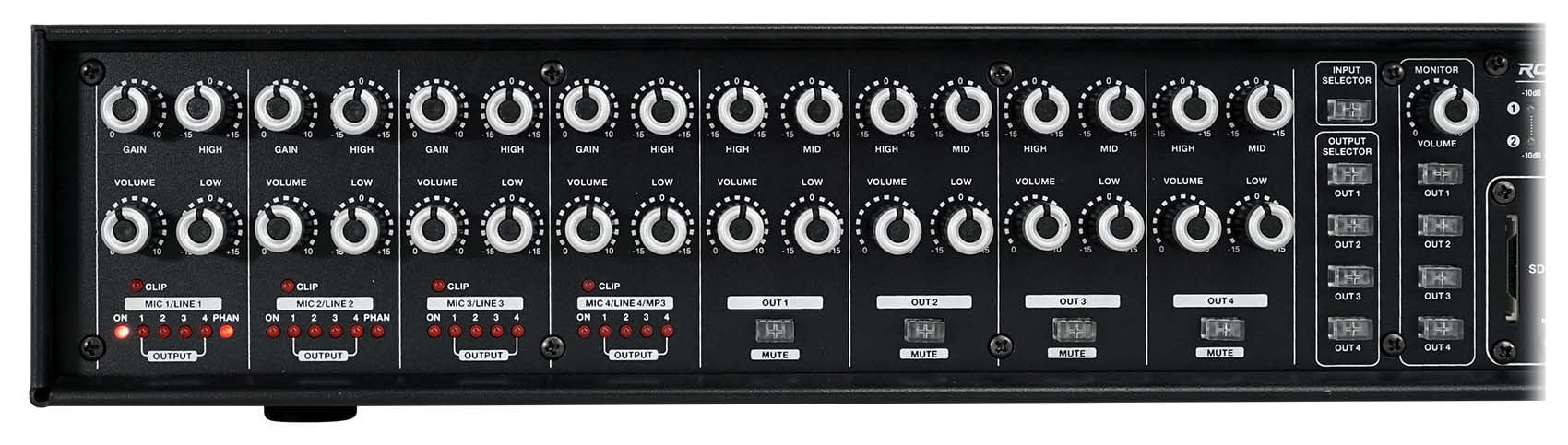 Rockville ROCK MATRIX Multi Room Home Receiver+6) Ceiling+2) Midnight Wall Speakers